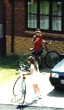 Luke and I going to cycle