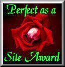 PERFECT AS A ROSE AWARD