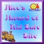 Alec's Award of Kid Safe Site