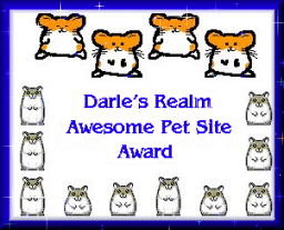 Darle's Realm Awesome Pet Site Award