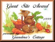 Grandma's Cottage Great Site Award