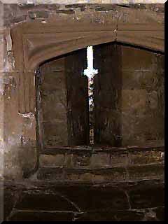 Arrow Slit in the Norman Fighting Chamber