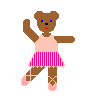 Animated Dancing Ballerina Bear