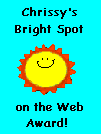 Chrissy's Brite Spot Award!