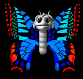 BLUE BUTTERFLY ETTIN