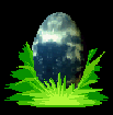 EGG IN GRASSY NOLE