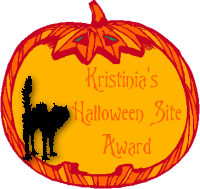 Kristina's Halloween Site Award