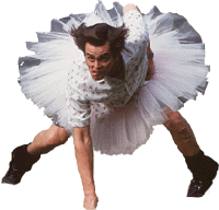 Jim Carrey Wearing A Frock