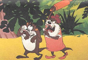 Taz and Female Taz