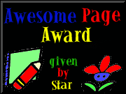 Star's Webpage Award