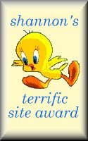 Shannon's Tweety Award