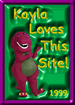  Kayla's Webpage Award