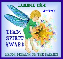 We won the Team Spirit Award! HOORAY!