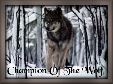 Proud Member of Champion of The Wolf!