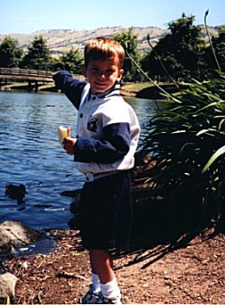 Feeding the ducks!!