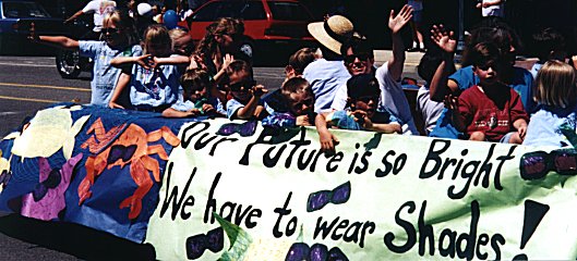 There he is wearing shades.