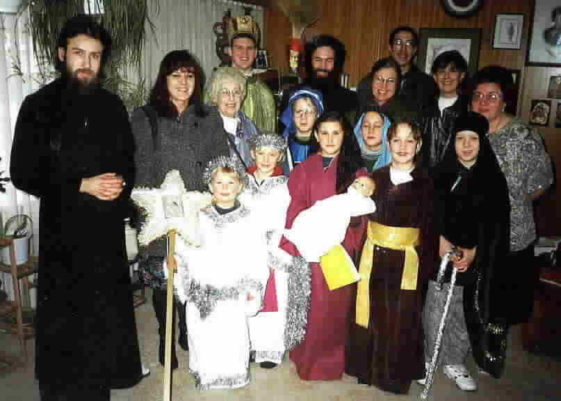 Ukrainian Christmas Caroling Picture.