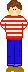 Boy standing at stop