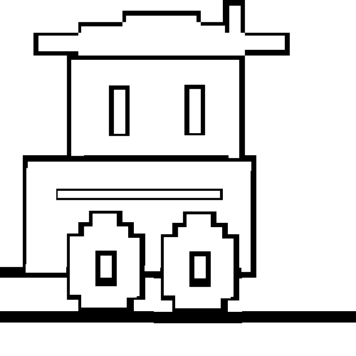 The Name Train Caboose coloring page at All Aboard! for family fun!!