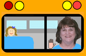 animation of driver signal to cross