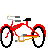 red bicycle