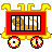 a lion in a cage in the circus menagerie
