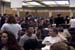 A picture of the amount of people who were in the crowd of Room 20.