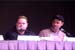Marvel Editor in Chief Joe Quesada and Daredevil movie director Mark Steven Johnson.