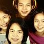 The wife and kids in Quezon City