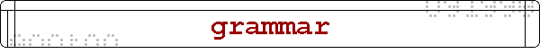 grammar