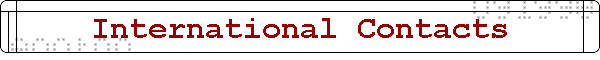 International Contacts
