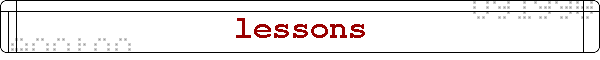 lessons
