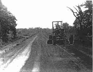 Route 22 grading work ...