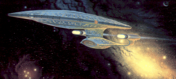 The Enterprise from The Next Generation