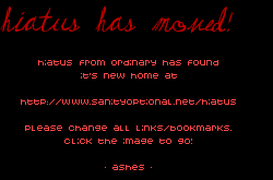 hiatus from ordinary - relocated