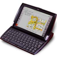 The Psion Series 7, open