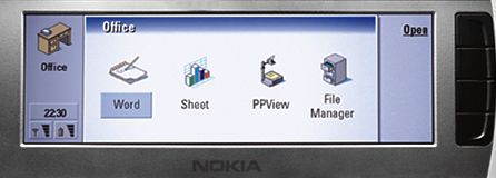 Office applications screenshot