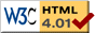 HTML 4.01 validated