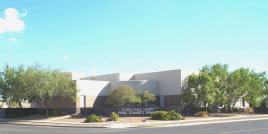 Photograph of the Irving Schwartz Library