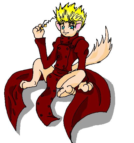 Little Vash Kitty! Way KAWAII!!!!! I made him! Isn't he CUTE?!