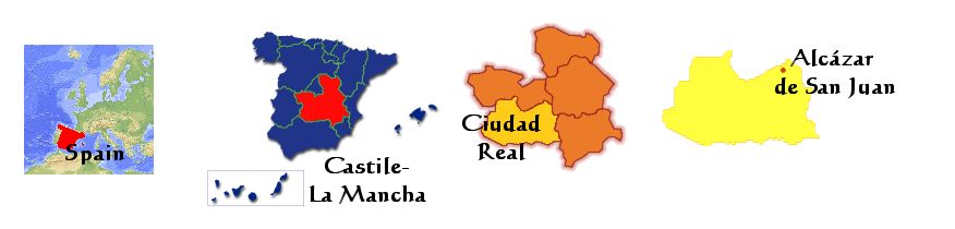 Situation of Alczar de San Juan