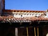 Estado de las obras de reparaci&oacute;n del tejado de la iglesia. Febrero 2004