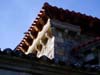 Estado de las obras de reparaci&oacute;n del tejado de la iglesia. Febrero 2004