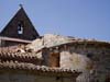 Estado de las obras de reparaci&oacute;n del tejado de la iglesia. Octubre 2003