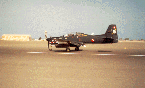 Foto: Avin peruano AT-27 Tucano de la FAP del Grupo Areo N 51