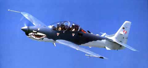 Foto: Avin peruano AT-27 Tucano de la FAP del Grupo Areo 51