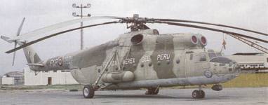 Helicóptero tipo Mil Mi-6 Hook de la Fuerza Aérea del Perú