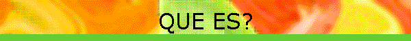 QUE ES?