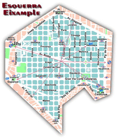 Mapa de la zona exacta del piso con las estaciones de metro mas cercanas