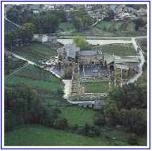 vista area del monasterio